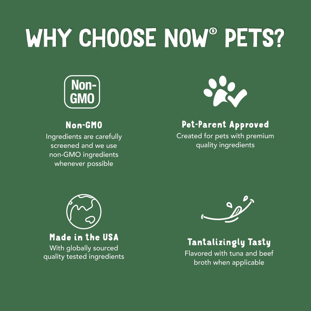 NOW Pets curcuma – extrait naturel mis en valeur dans le produit.