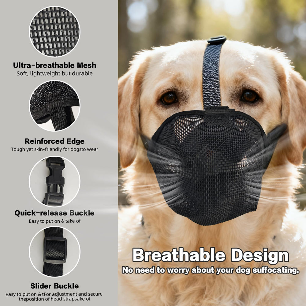 NOWANDBIRD muselière avec boucle rapide pour enfiler et retirer facilement.