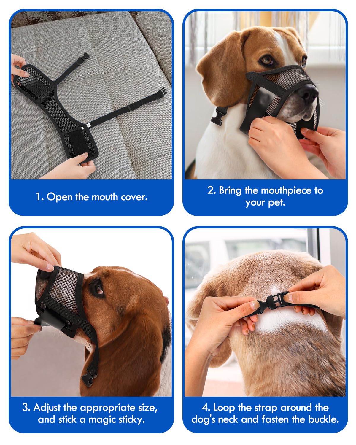 NOWAWEVE museau chien utilisation quotidienne pour toilettage et promenades