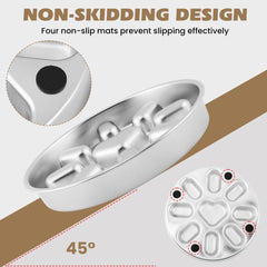 NOWHYX base silicone antidérapante, maintien stable lors des repas.