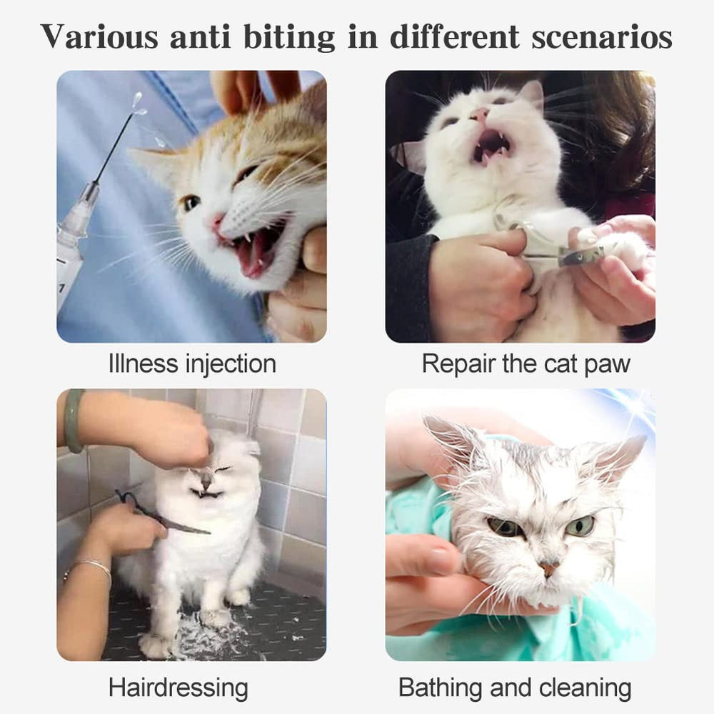 NOWHYX muselière chat bain et toilettage facilité