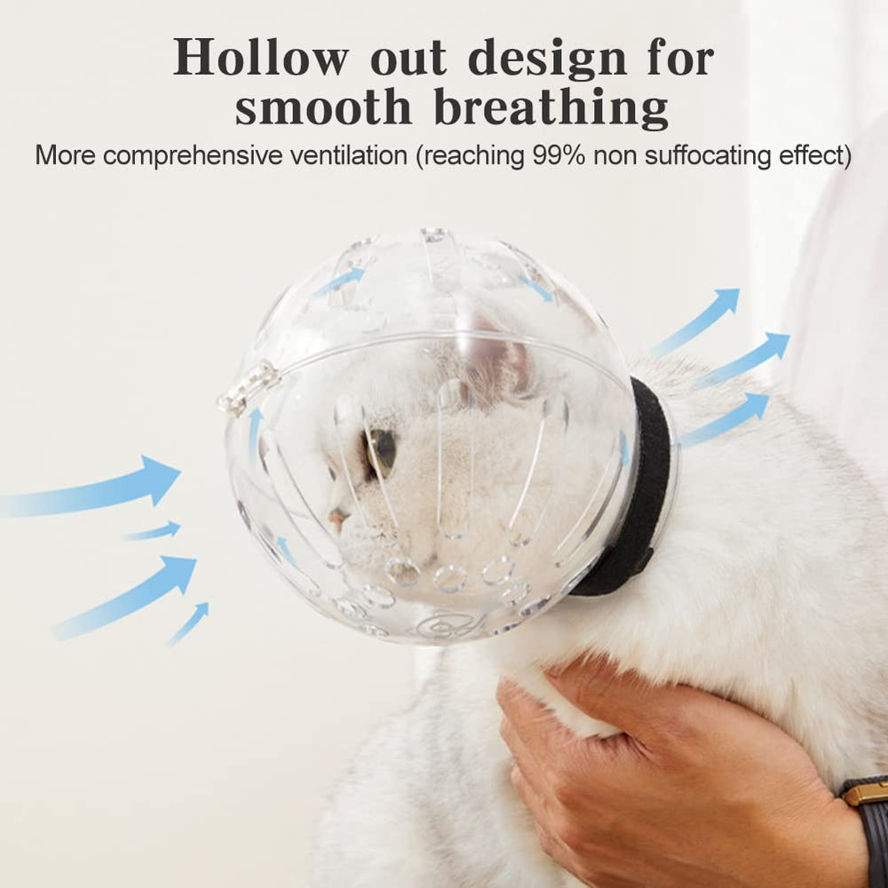 NOWHYX muselière chat materiau ABS robuste et transparent