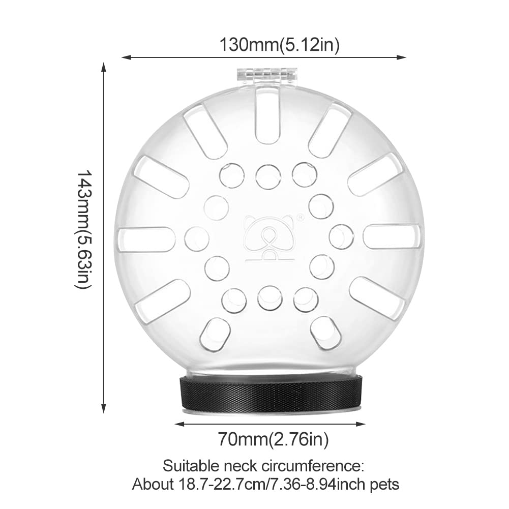 NOWHYX muselière chat respiration 24 ventilations pour confort