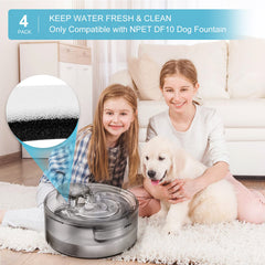 NPET DF10 eau fraîche pour animaux — favorise l'hydratation quotidienne
