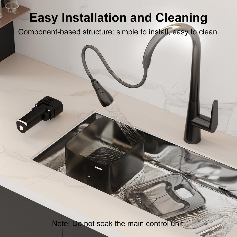 Filtration 5 étapes pour une eau plus propre et plus fraîche.
