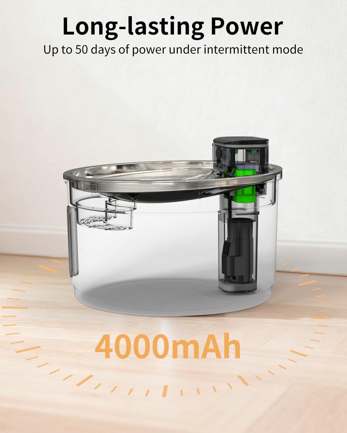 NPET indicateur-batterie informe sur la recharge nécessaire.