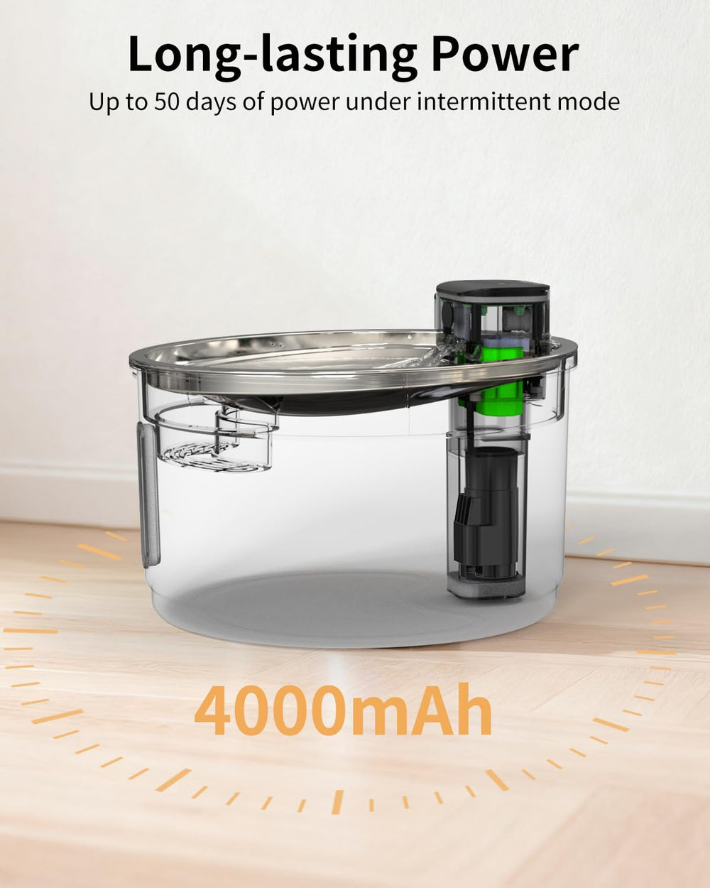 NPET indicateur-batterie informe sur la recharge nécessaire.