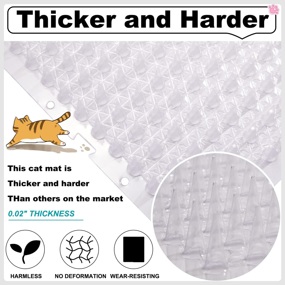 Nuanchu tapis répulsif chat pour meubles, dissuasion discrète et durable.