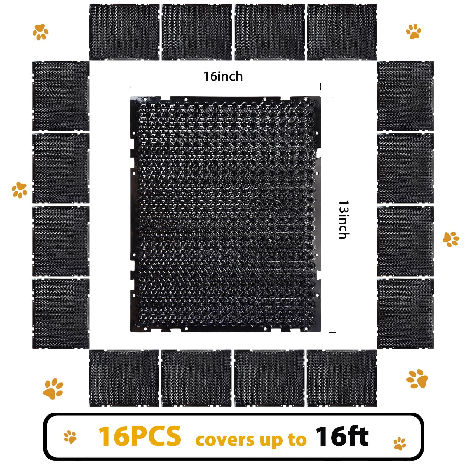 Nuanchu-tapis-repulsif-chat-mur dissuasion contre les grimpeurs sur murs.