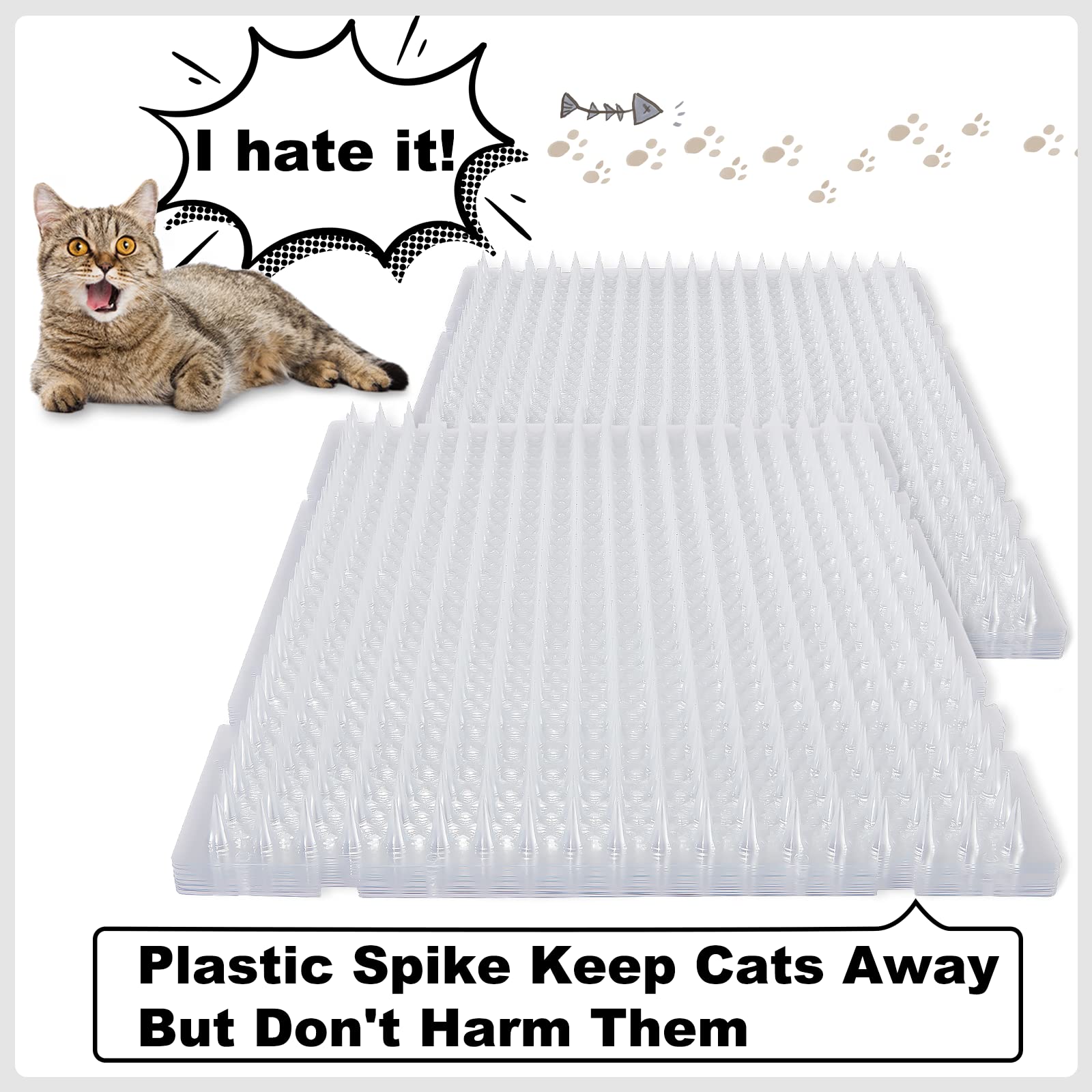 Nuanchu tapis répulsif chat sur canapé transparents pour empêcher l escalade.
