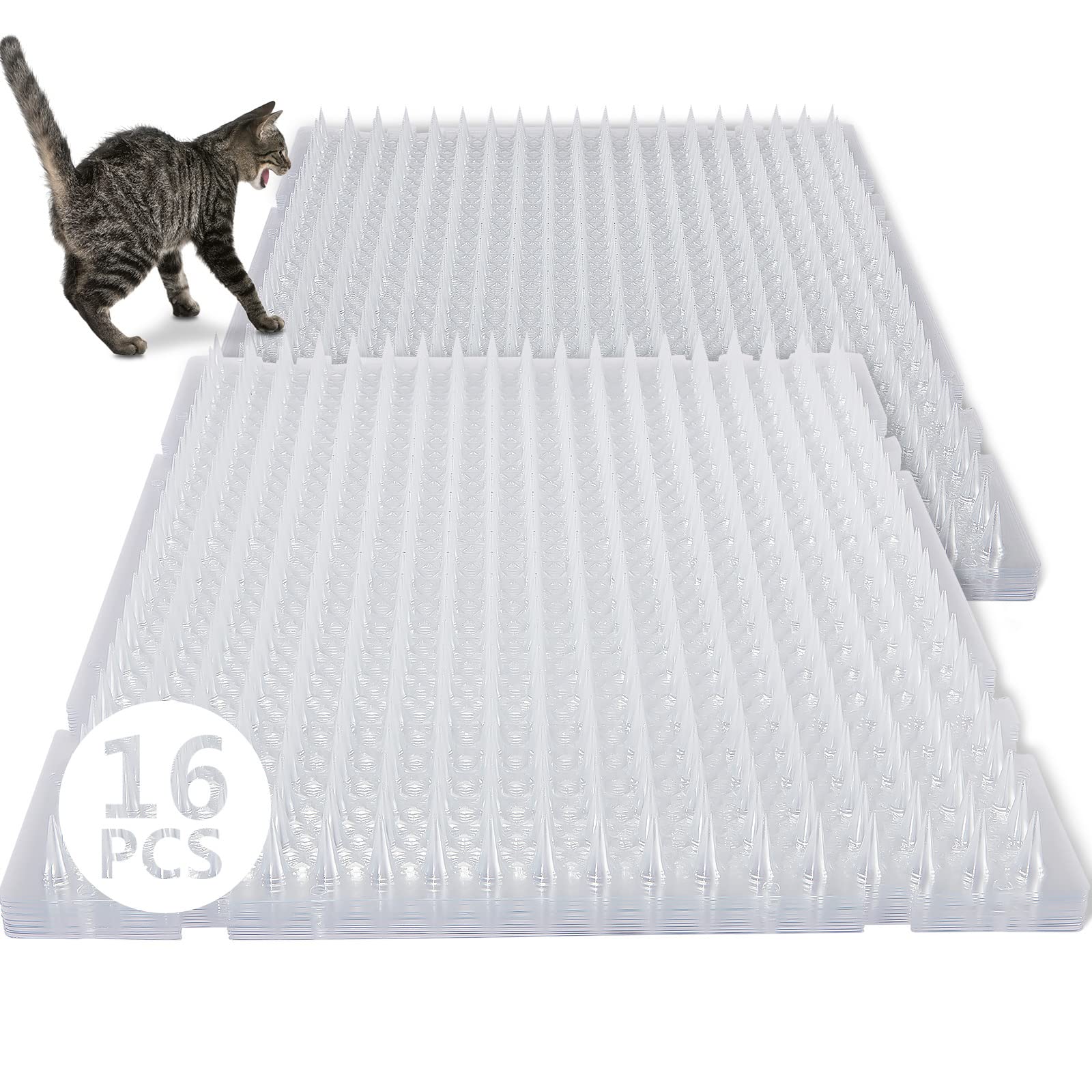 Nuanchu tapis répulsif chat transparent, format 42x33 cm