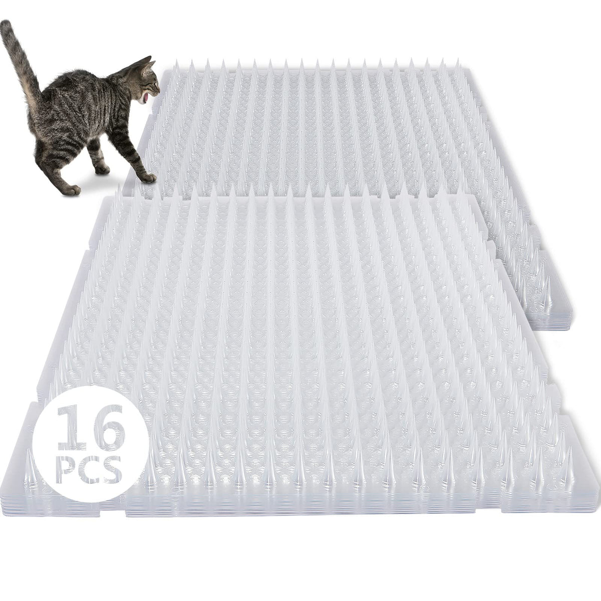 Nuanchu tapis répulsif chat transparent, format 42x33 cm