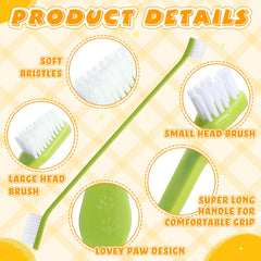 Brosse dentaire Nuenen double-face en PP, douceur pour gencives sensibles.