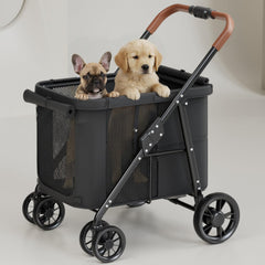NUGUTIC chariot pour chien lourd jusqu’à 80 livres, stabilité en mouvement.