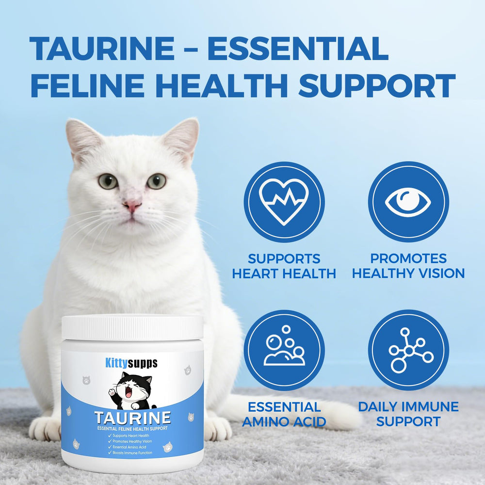 Nukupuns Kittysupps Taurine : mélange facile dans l’alimentation chat.