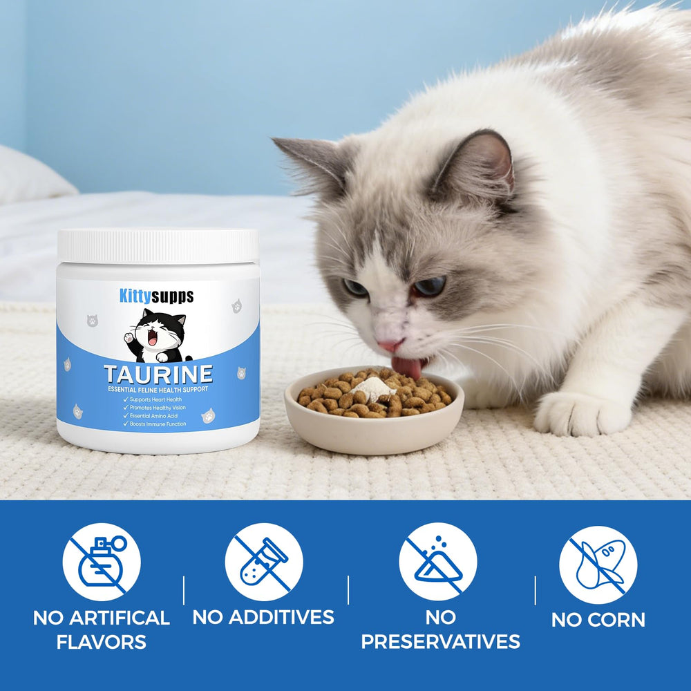 Nukupuns Taurine Poudre : adapté chaton, adulte et senior.