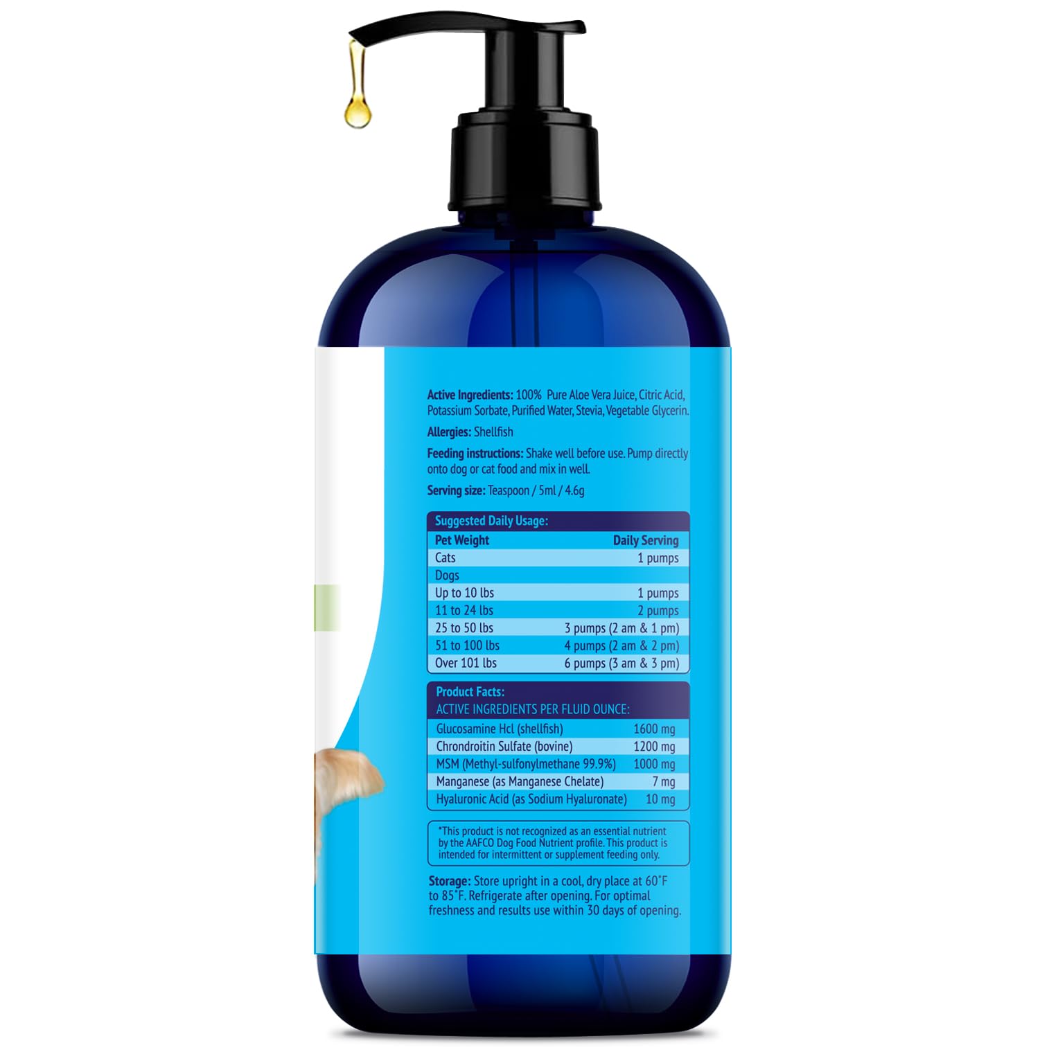 NuLife Naturel Santé utilisation quotidienne avec pompe — dosage simple et rapide.