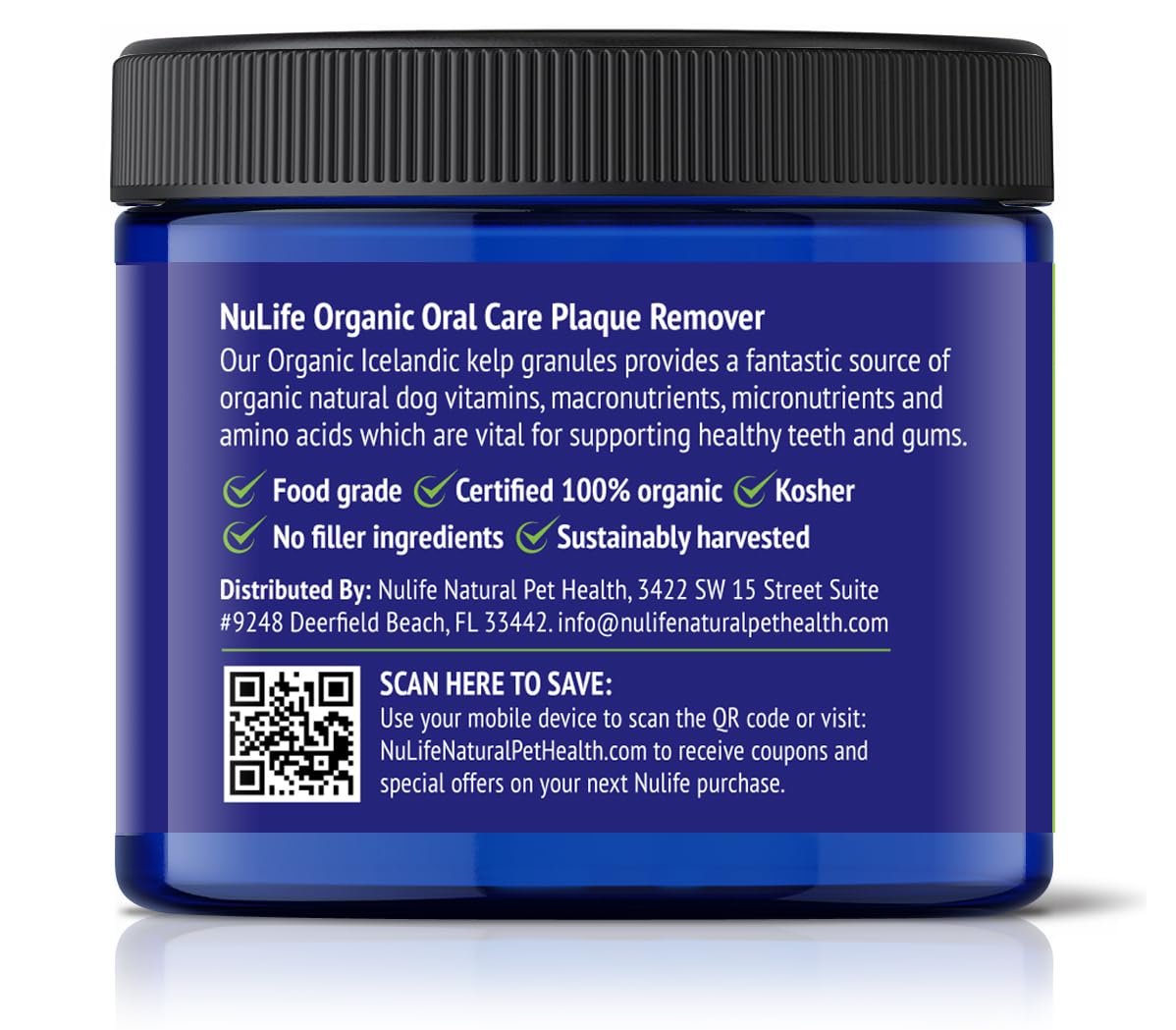 NuLife Poudre Dents Chiens – convient à tous les âges et races