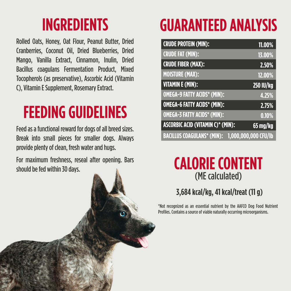 Ingrédients clés Nulo: probiotiques pour le bien être digestif du chien.