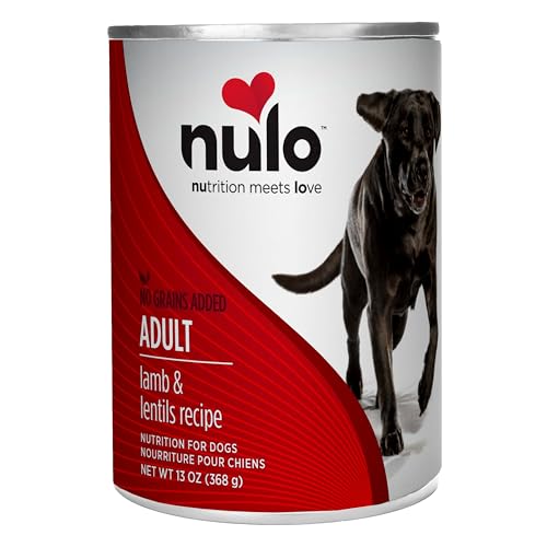 Nulo Boîte humide agneau-lentilles, présentation appétissante pour chien.