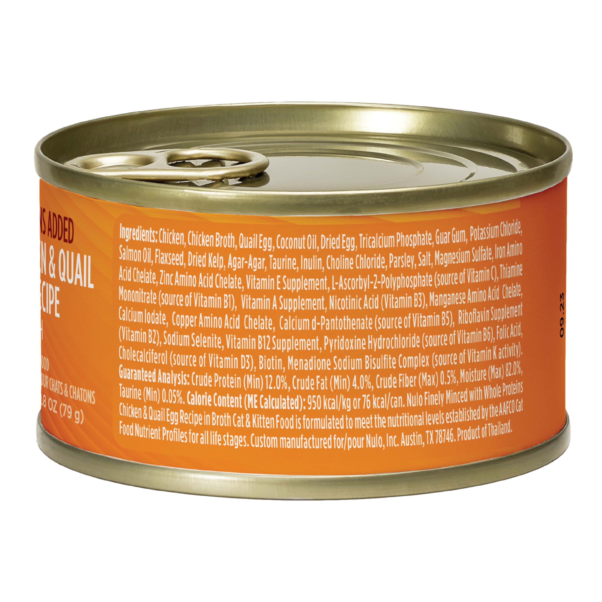 Nulo repas humide idéal pour chat intérieur et extérieur.