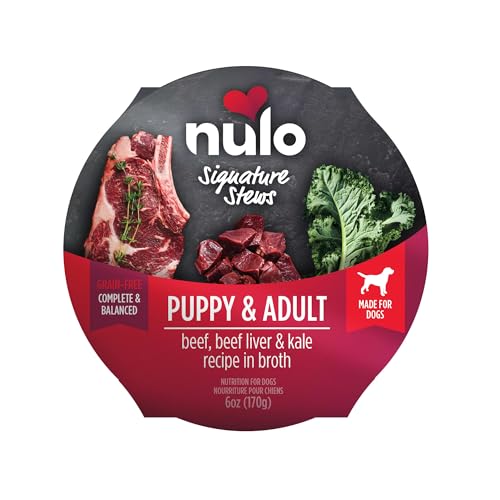 Nulo Dog Signature Stew avec morceaux de foie de bœuf riches en saveurs