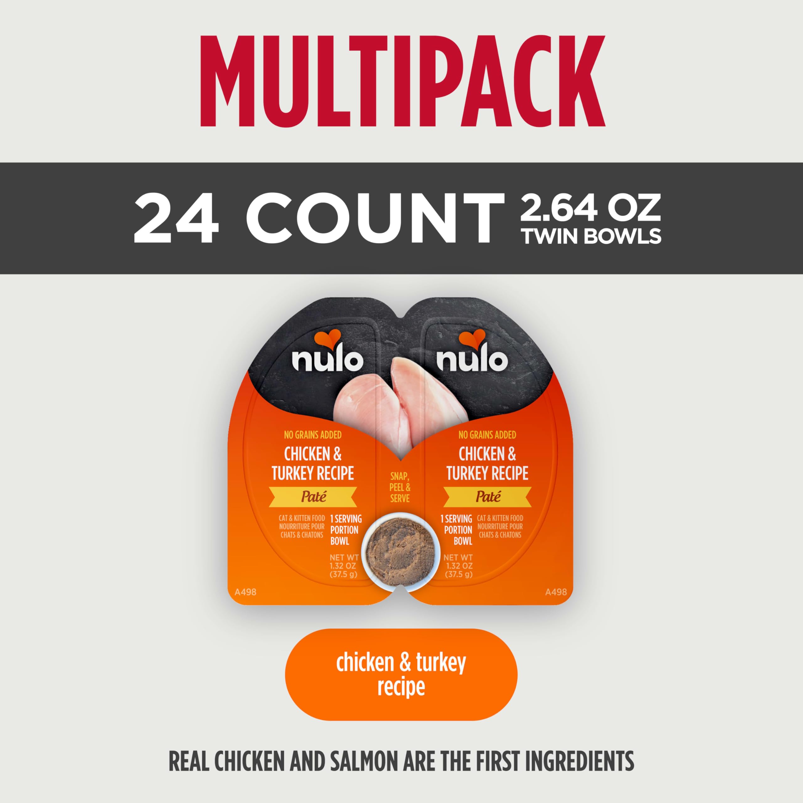 Nulo Format pratique, 10 portions faciles à servir pour la routine.