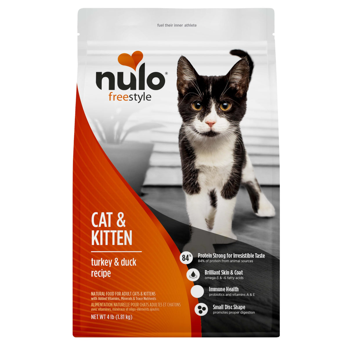 Nulo Freestyle Chat: croquettes protéinées pour soutien musculaire et énergie quotidienne.