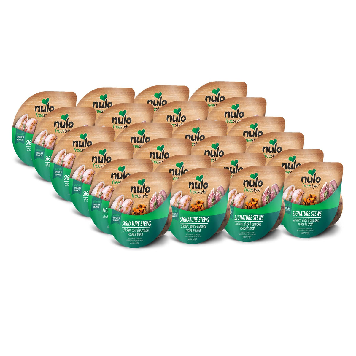 Nulo Freestyle Chat et Chaton ragoût: morceaux poulet et canard dans sachet 80 g