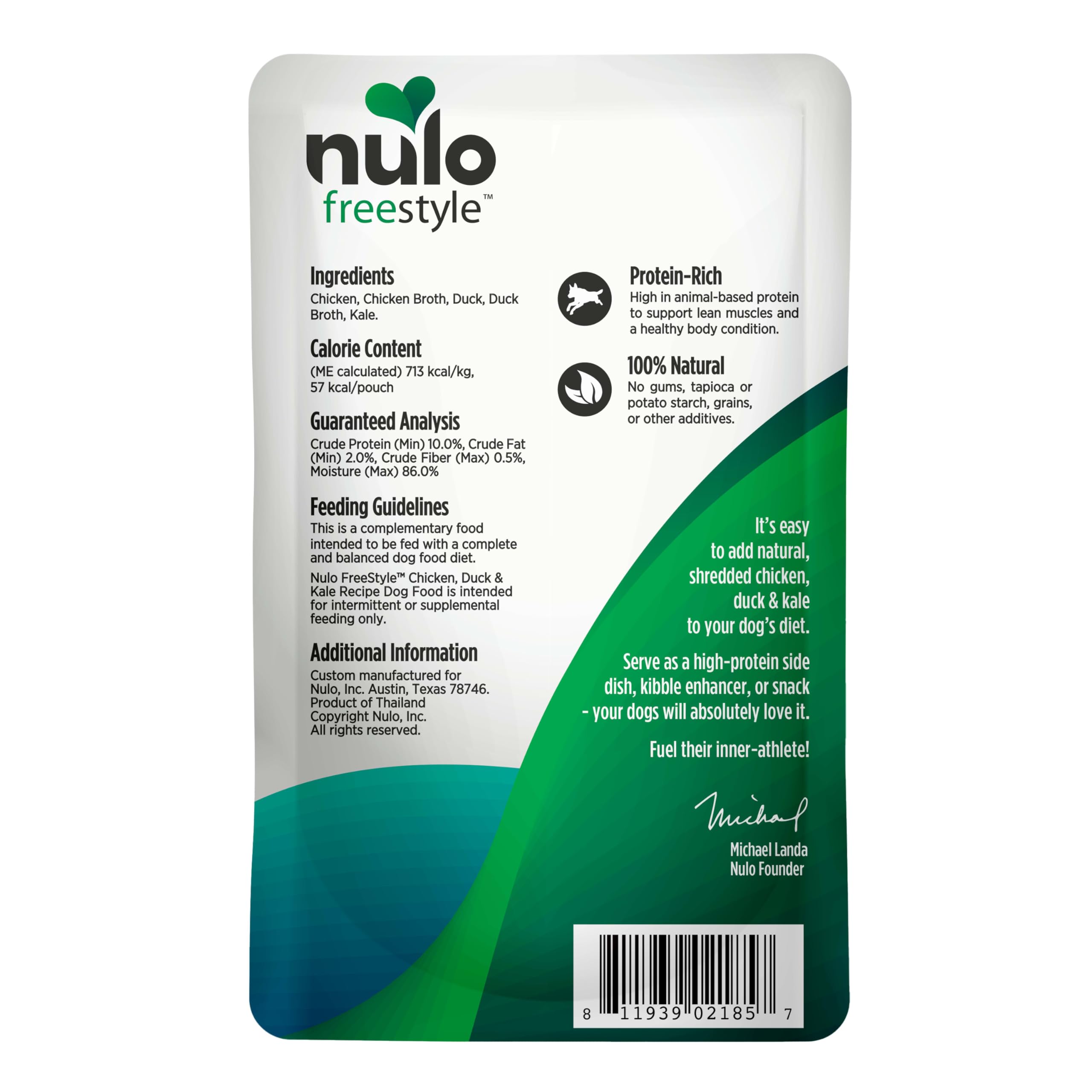 Nulo Freestyle emballage pratique, format compact et pratique.