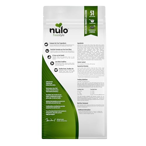 Nulo Freestyle Indoor Chat: recette complète adaptée aux chats d'intérieur actifs.