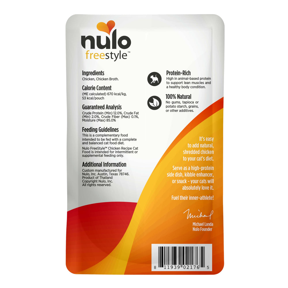 Ingrédients simples Nulo Freestyle, sans artificiels, pour un goût naturel.