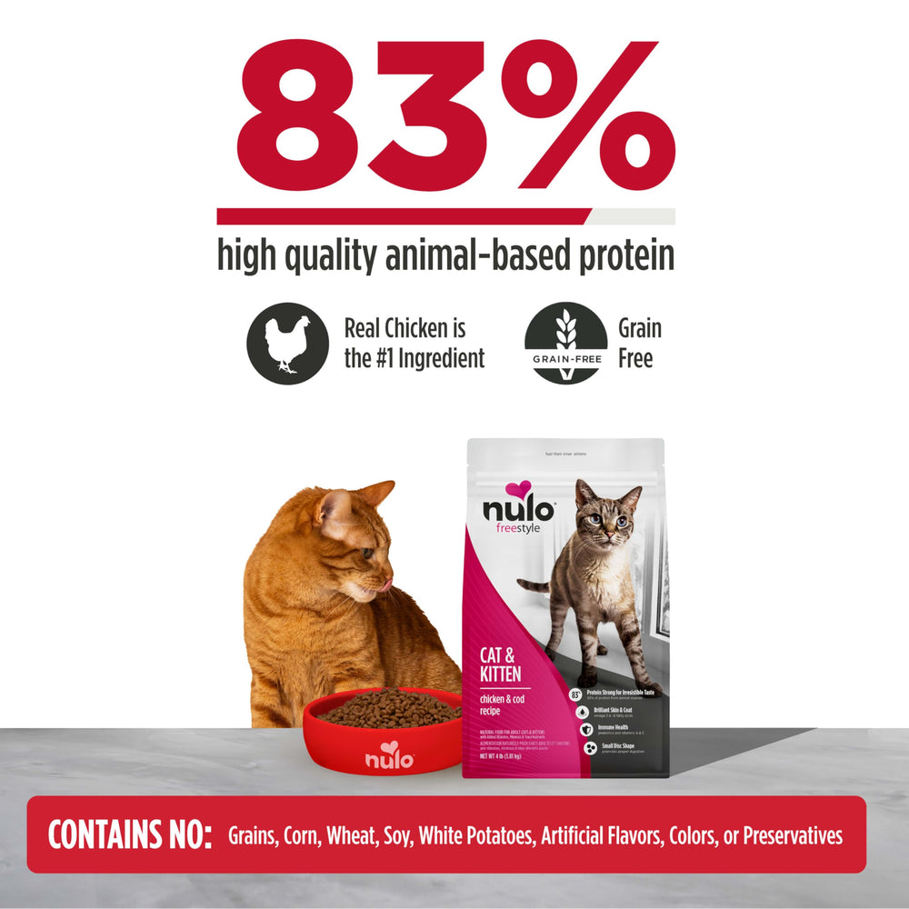 Nulo Freestyle: kibble disque petite texture favorise une mastication naturelle