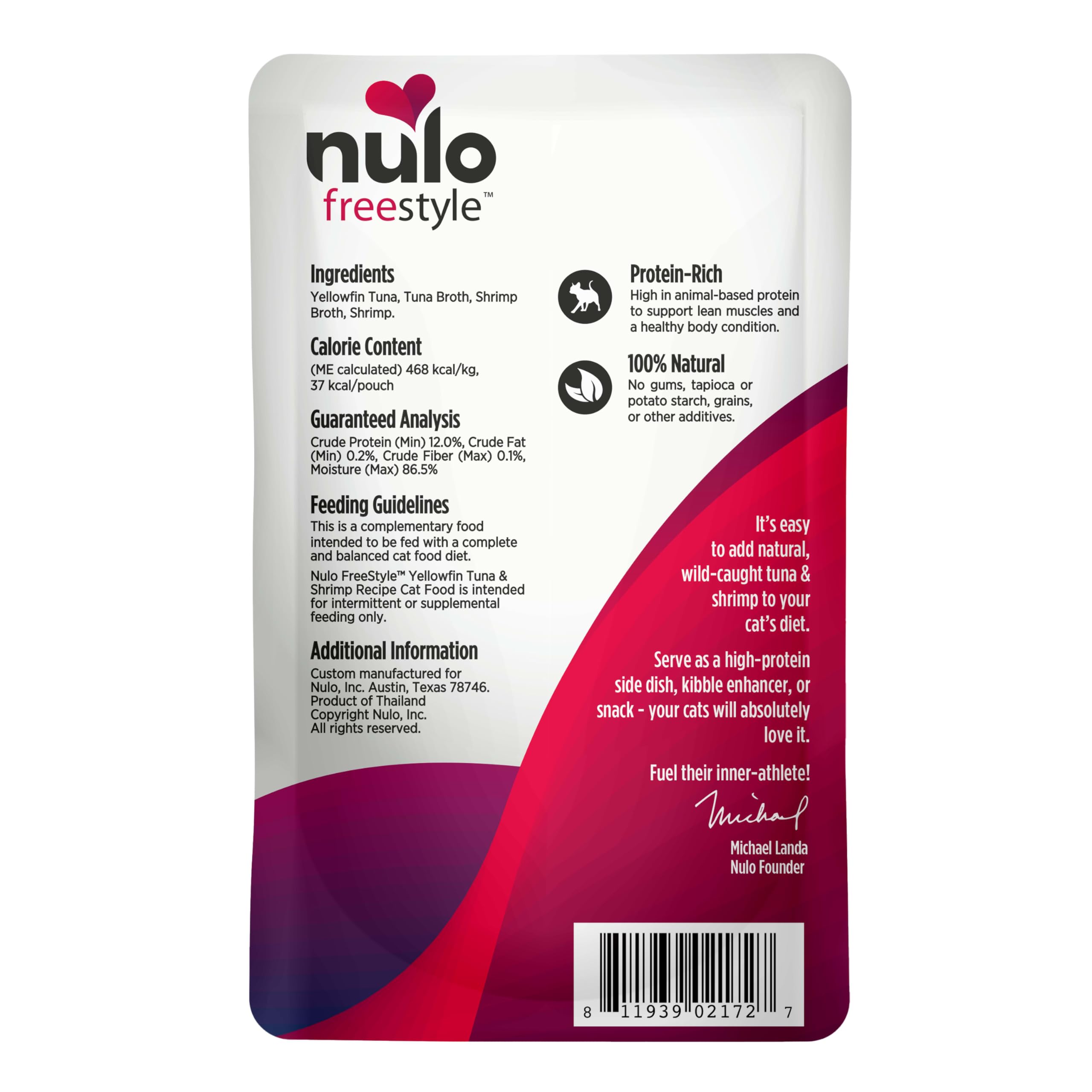 Nulo Freestyle pack de 24 sachets, pratique pour les repas.