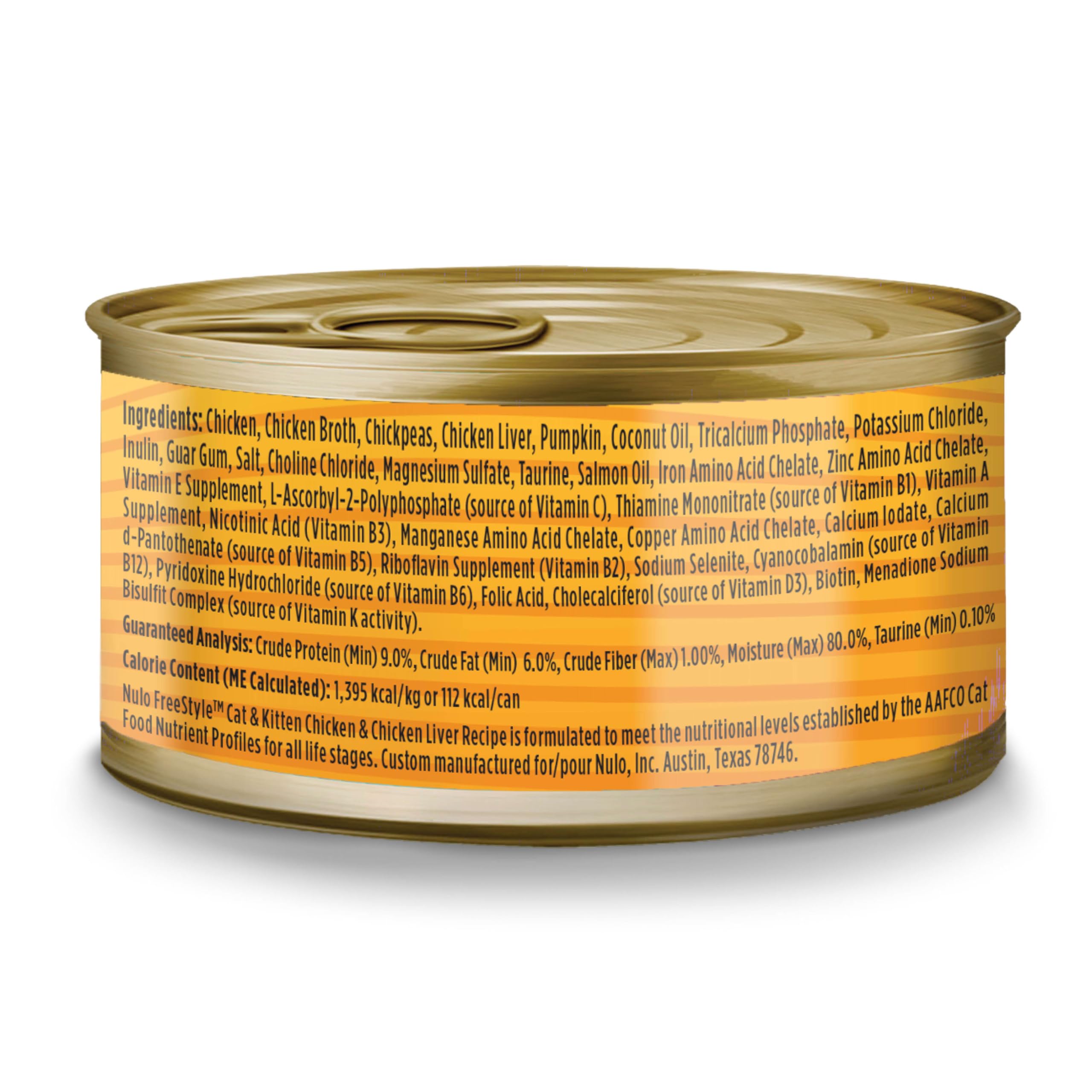 Pâté Nulo Freestyle sans céréales pour poulet