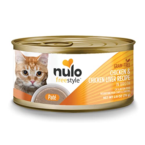 Pâté chat poulet Nulo Freestyle, boîtes prêtes à servir rapidement