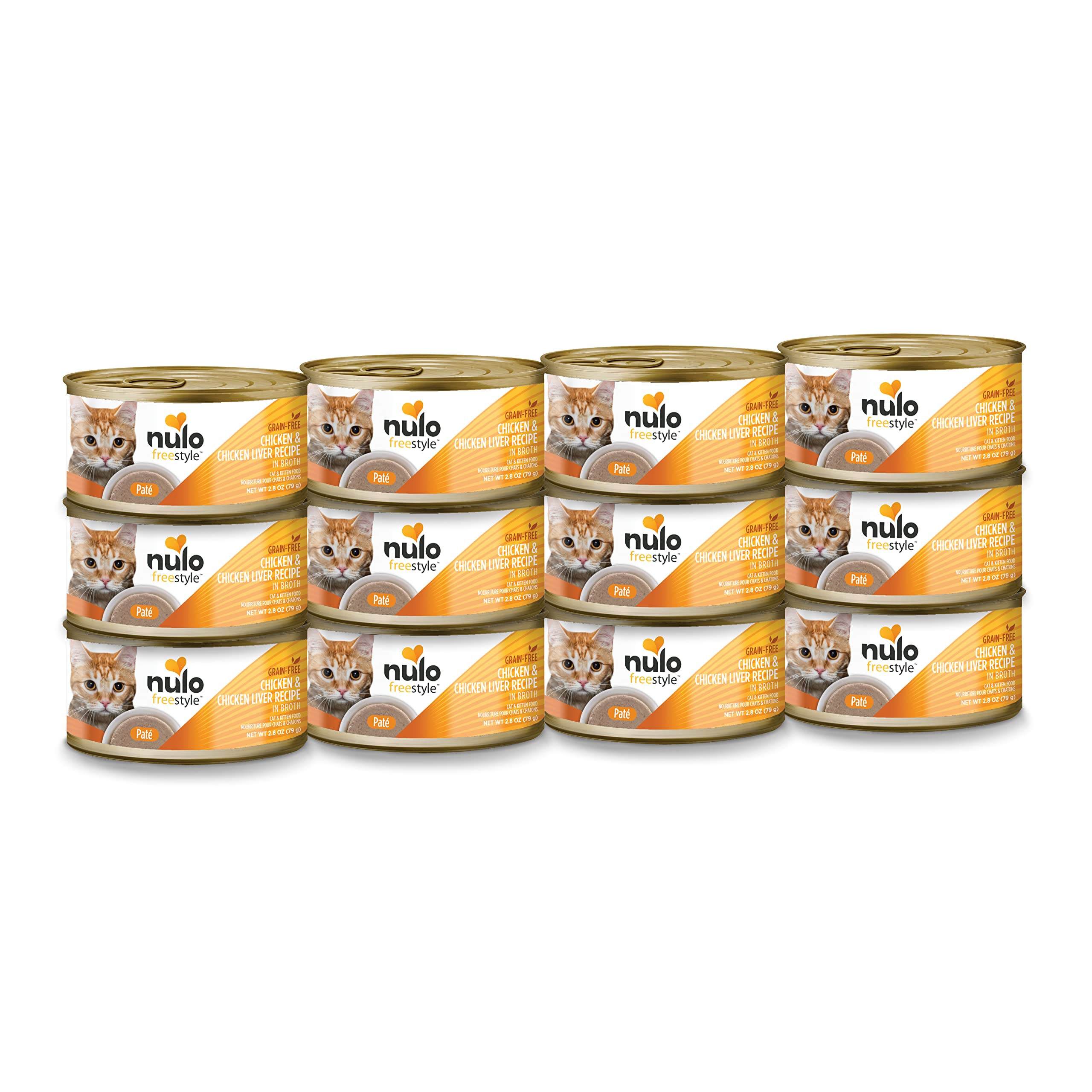 Pâté chat poulet Nulo Freestyle, texture veloutée pour faciliter l’alimentation