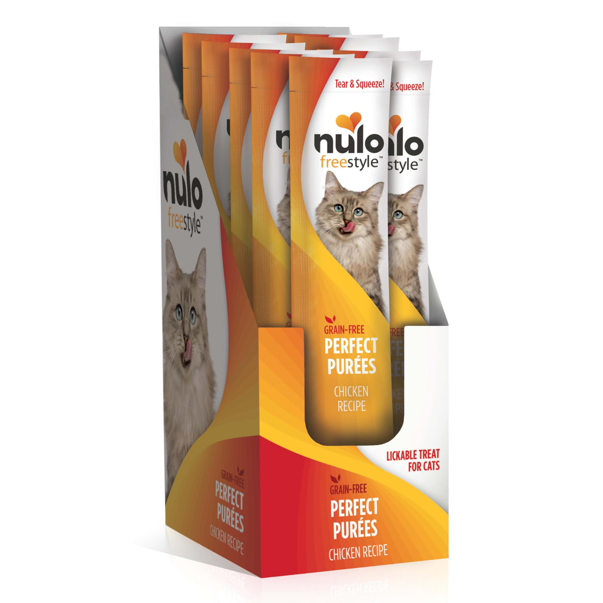 Nulo FreeStyle purée de poulet lisse, texture onctueuse pour récompenser le chat.