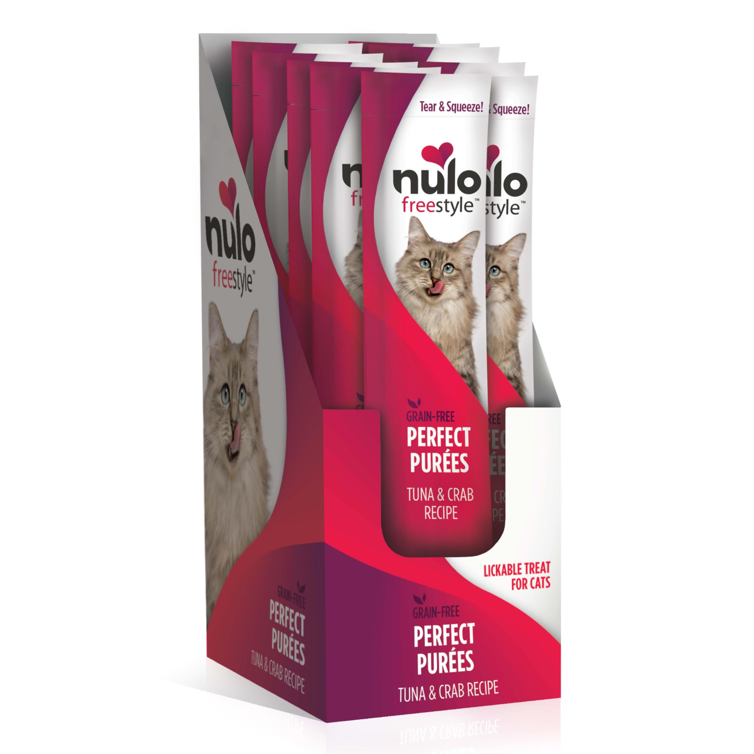 Purée Nulo Freestyle Thon et Crabe en tube apportant une saveur marine et de l humide.
