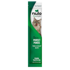 Tube pressee Nulo Freestyle Purées sur croquettes pour varier les repas du chat.