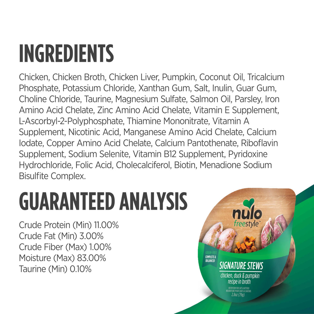 Nulo Freestyle Signature Stew, pack de 12 portions prêt à servir