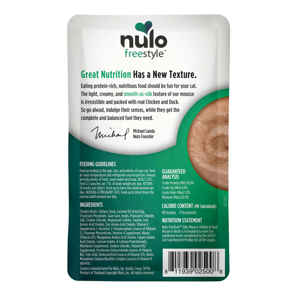 Nulo Freestyle convient à tous âges, repas humide quotidien.