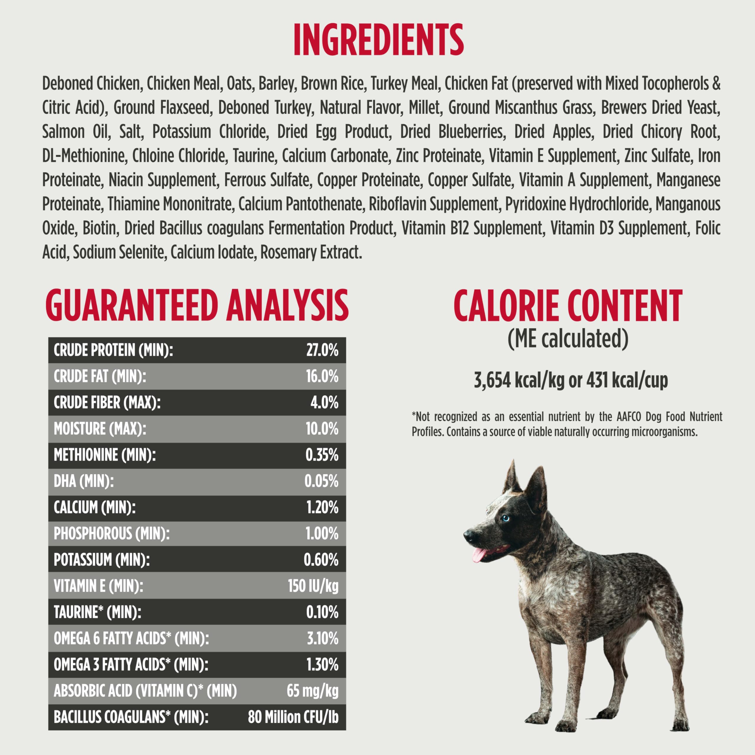 Nulo Frontrunner chiot – probiotiques BC30 et fibres prébiotiques pour digestion équilibrée.