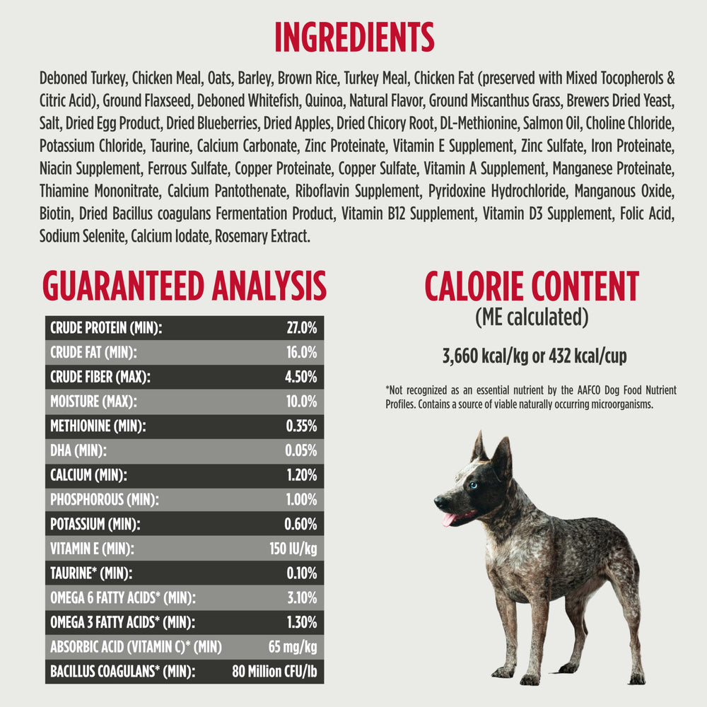Poil et peau brillants grâce aux oméga et taurine.