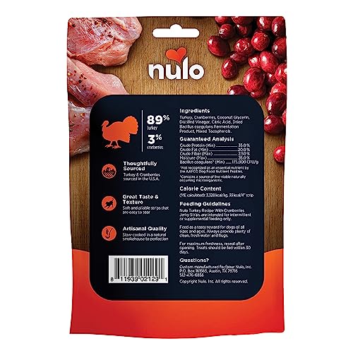 Friandise Nulo sans grains – texture molle adaptée aux régimes sensibles.