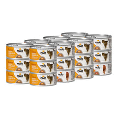 Nulo Pâté chat poulet hareng – boîte 24, texture onctueuse et goût irrésistible