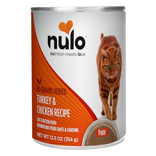 Nulo Pâté dinde-poulet sans grain pour une alimentation sans céréales.