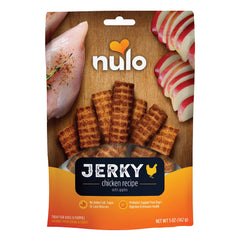 Nulo Premium Lanières poulet-pommes, récompense idéale pour l'entraînement.