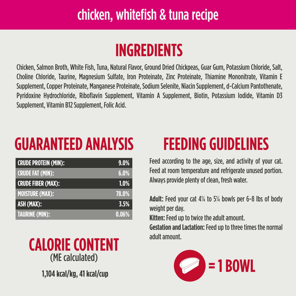 Nulo gobelet proteines-de-qualite issues de poulet et thon.