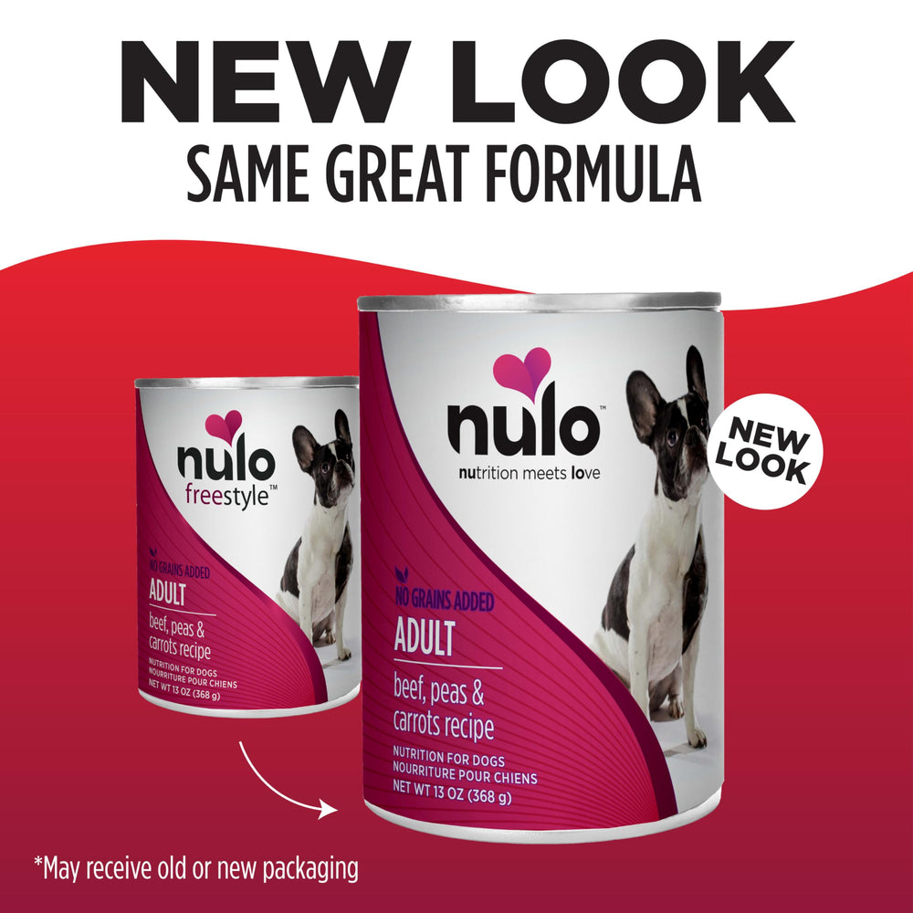 Nulo protéines-reelles en conserve, repas humide pour chien et soutien musculaire potentiel.